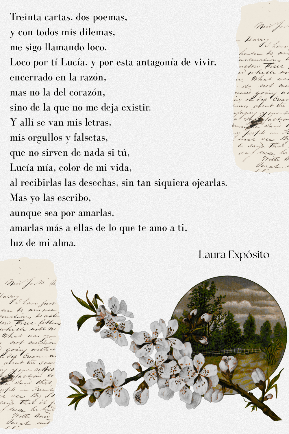 Poesía, Laura, Expósito, Collage, Texto, Frase, Carta, Poema, Detalle, Bonito, Artístico, Creativo, Manualidad, 